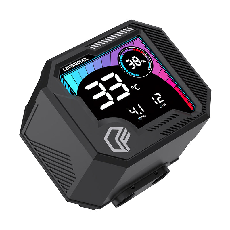 Lovingcool 360mm ARGB Liquid Cooler with Temp Screen