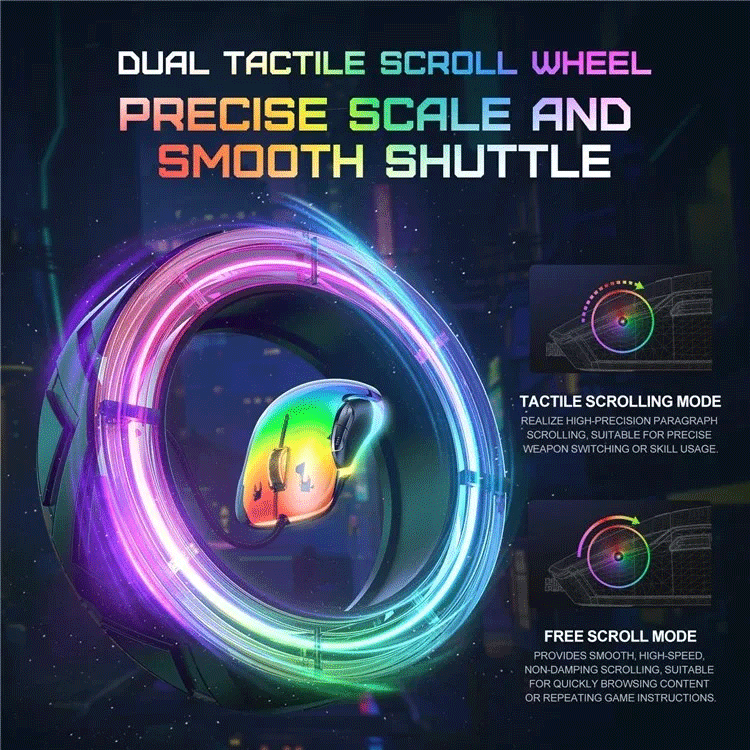 Onikuma CW925 RGB Wired eSports Gaming Mouse