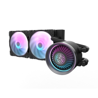 DarkFlash Nebula DN240 ARGB Liquid CPU Cooler (Black)