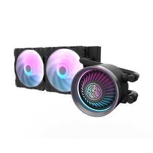 DarkFlash Nebula DN240 ARGB Liquid CPU Cooler (Black)