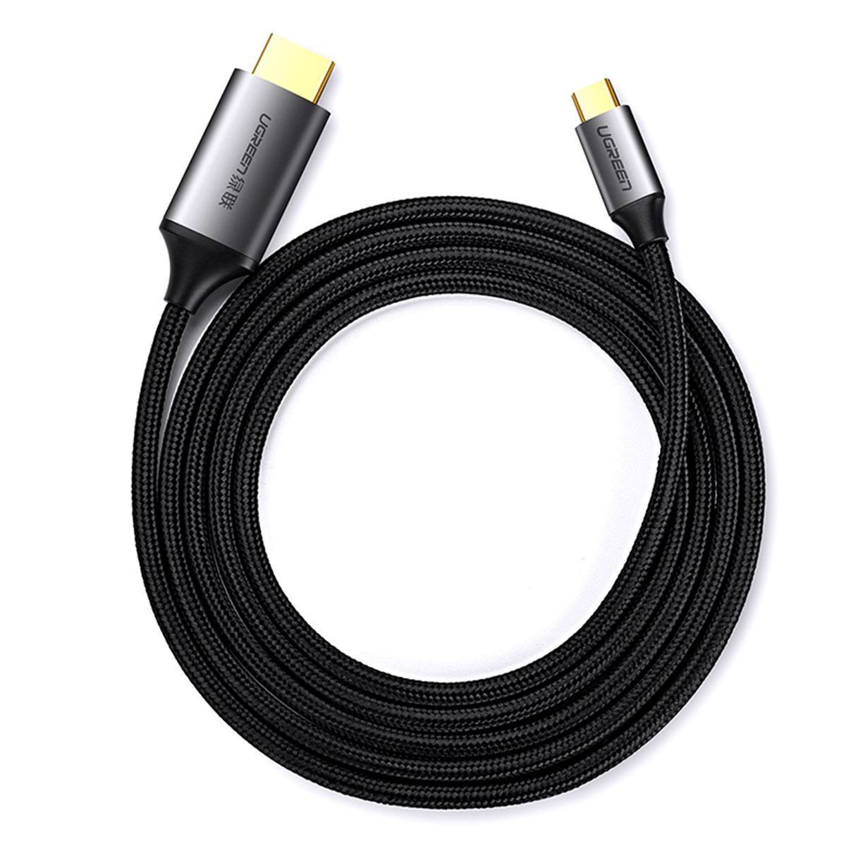 UGREEN USB-C To HDMI Cable 1.5M (Gray Black) [MM142/50570]