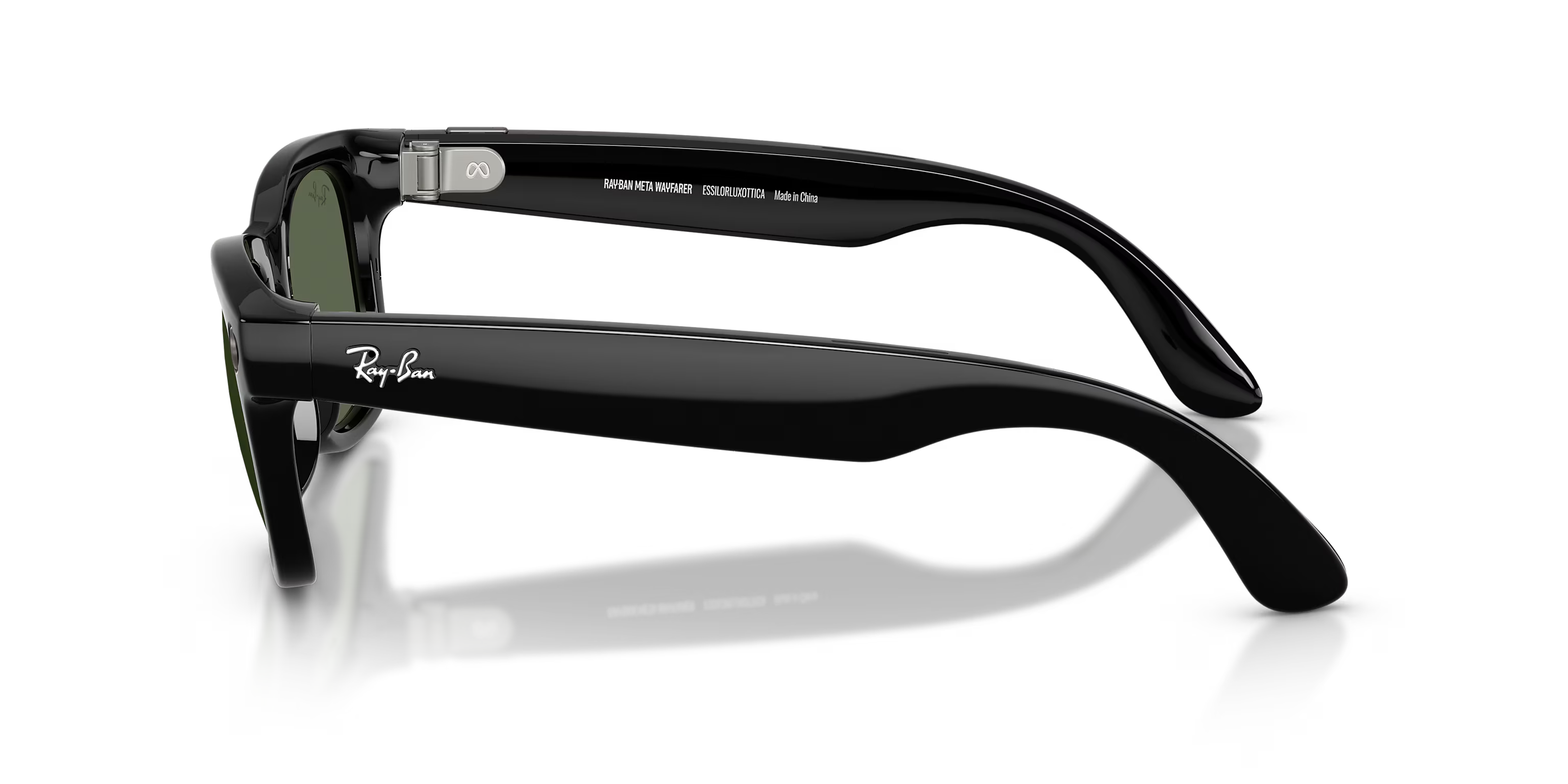 Ray-Ban Meta Wayfarer Gen 2 Shiny Black G-15 Green Lenses