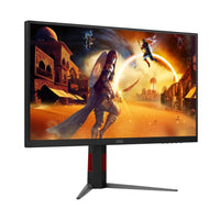 AOC U27G4XM 27" UHD (3840x2160) Dual Mode (4K @ 160Hz or FHD @ 320Hz) 1ms Fast IPS MiniLED Dual Gaming Monitor with Tilt, Height, Pivot & Swivel Adjustment (Black/Red)