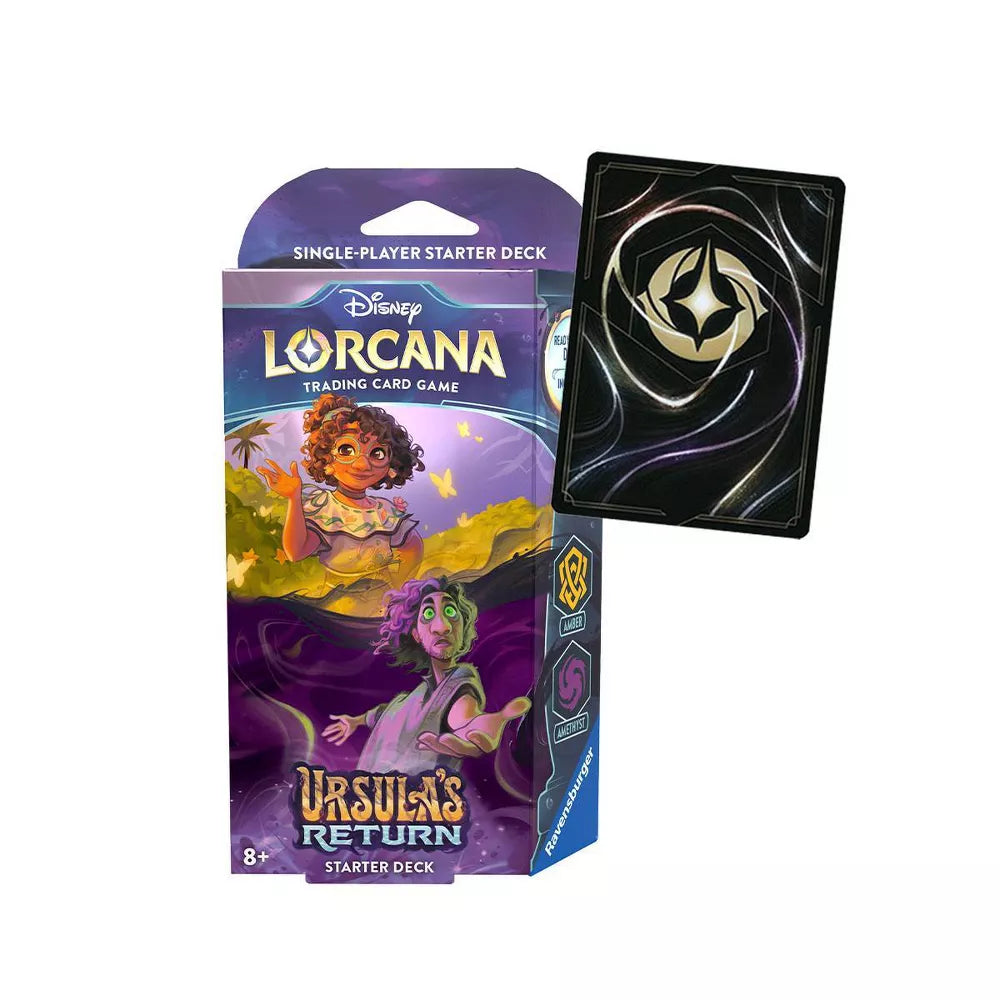 Disney Lorcana TCG: Ursula's Return Single-Player Starter Deck (Amber/Amethyst)