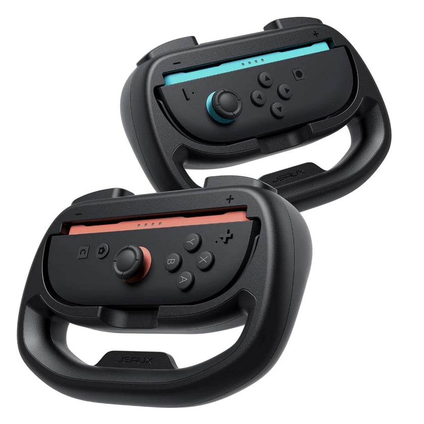 JSAUX Racing Steering Wheel For Nintendo Switch 2 GP0403 (Black)