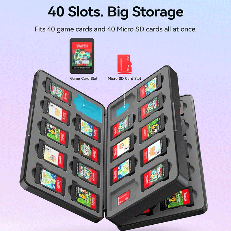 JSAUX Game Card Case 40 For Nintendo Switch 2 BG0118