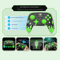 IINE Pokemon Z-A Controller for Nintendo Switch/Switch 2 (Black/Green) L1224