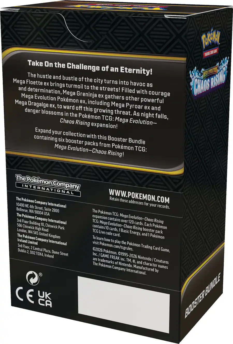 Pokemon TCG Chaos Rising (ME-04) 6 Booster Bundle (ENG)