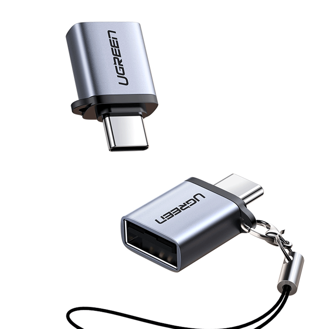UGREEN USB-C 3.1 Male To USB A 3.0 Female OTG Adapter (Space Gray) [US270/50283]
