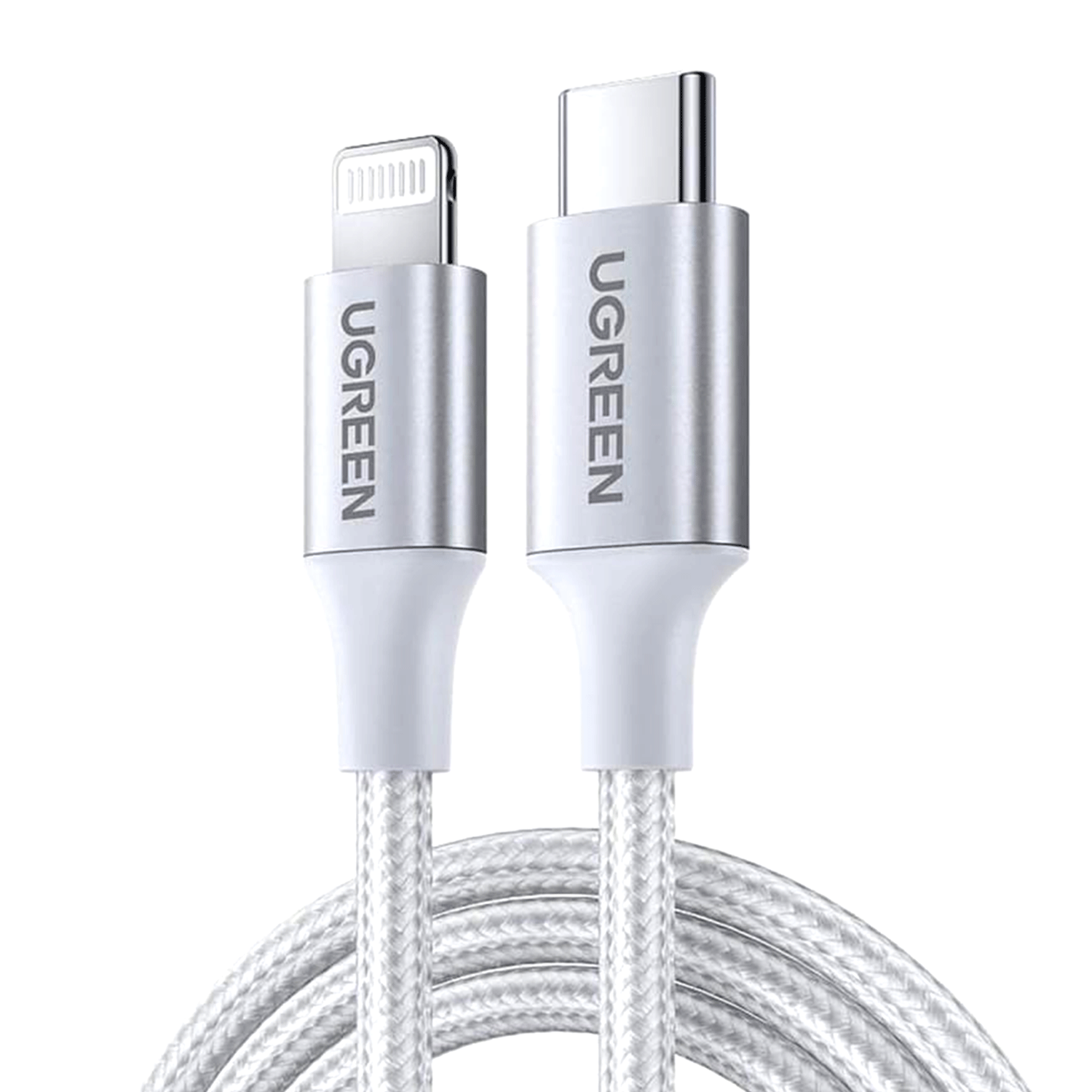 UGREEN Lightning to Type-C 2.0 Male Cable - 1.5M (Silver) [US304/70524]