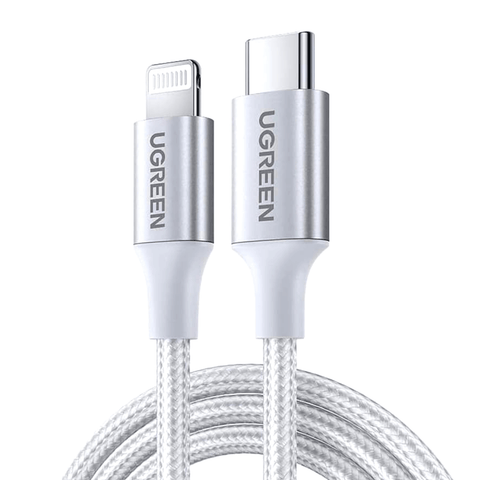 UGreen Lightning to Type-C 2.0 Male Cable - 1.5M (Silver) [US304/70524]