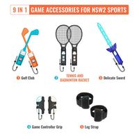 JYS-NS2281-V2 9 in 1 Acccessory Bundle for Nintendo Switch 2 Sports
