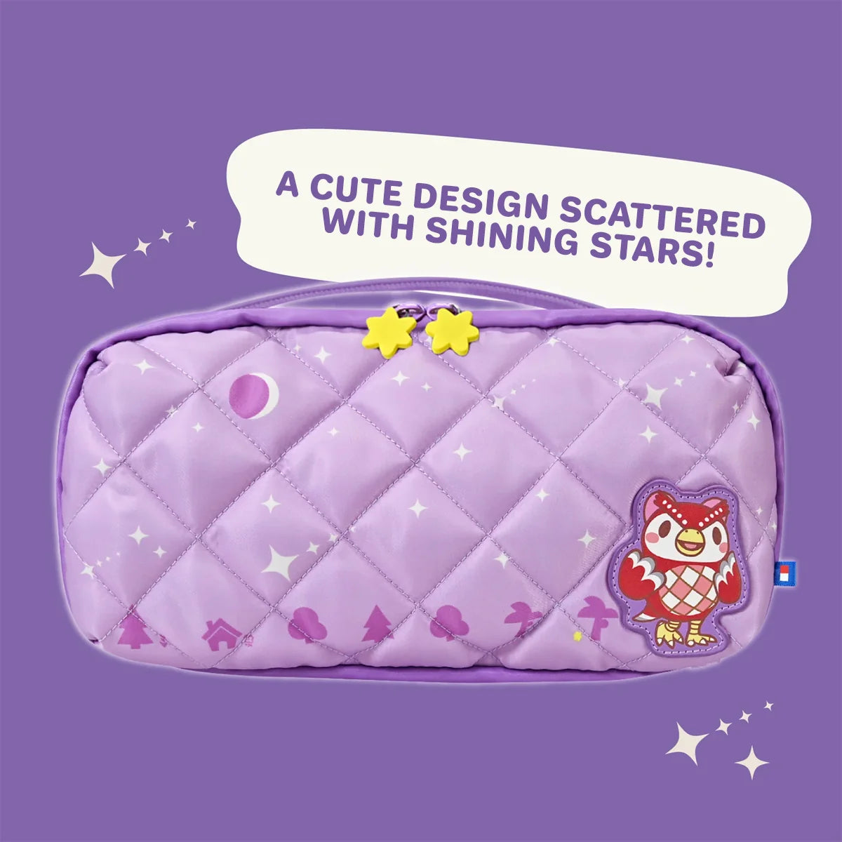 Hori Animal Crossing Puff Pouch for Nintendo Switch 2 (Celeste) (NSX-219A)