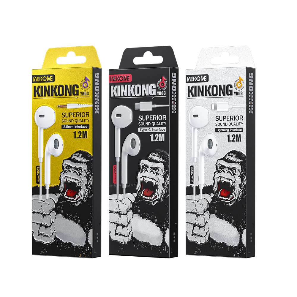 WEKOME Wired Earphone (WHITE) - YB03