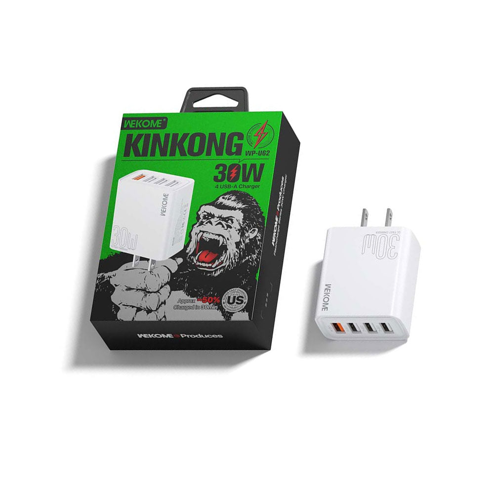 WEKOME Fast Charger 30W 4 PORT A - WP-U62