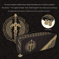 Hori Wide Cargo Pouch The Legend Of Zelda Tears Of The Kingdom for Switch V2/OLED NSW-435A