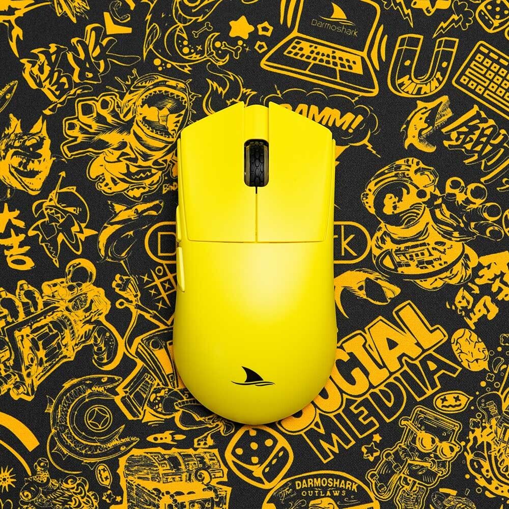 Darmoshark M3s Mini Varun Wireless Gaming Mouse Cyber [Yellow]