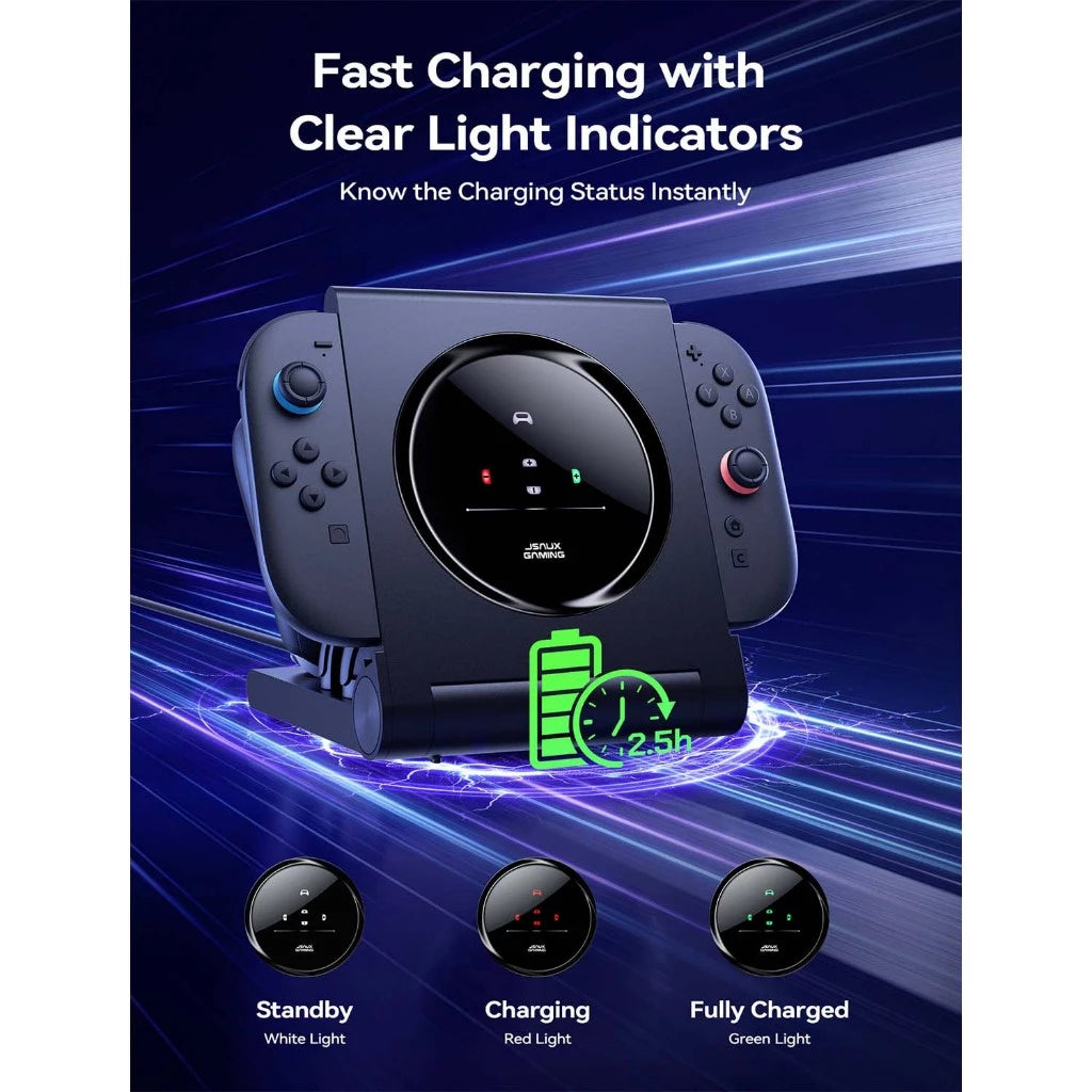 JSAUX Multi-Controller Energy Station for Nintendo Switch 2 GP0507