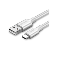 UGREEN Usb-A 2.0 To Usb-C Cable Nickel Plating 1m Charging And Data Cable White