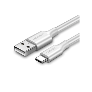UGREEN Usb-A 2.0 To Usb-C Cable Nickel Plating 1m Charging And Data Cable White
