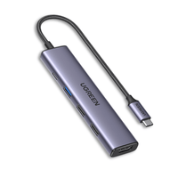 UGREEN USB-C 5-in-1 Port Hub (Space Gray) [CM478/15495]