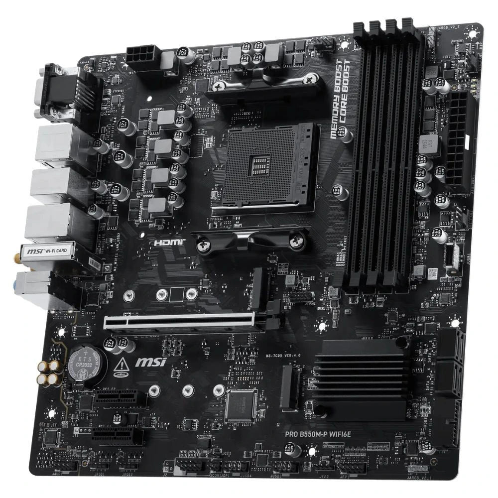 MSI PRO B550M-P Wifi6E DDR4 mATX Motherboard