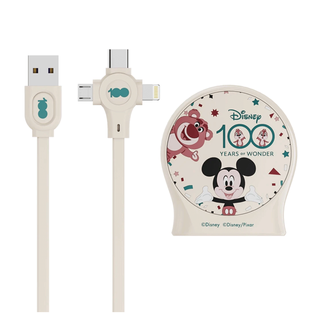 Disney 3in1 Charging Cable (1M) QS-C01