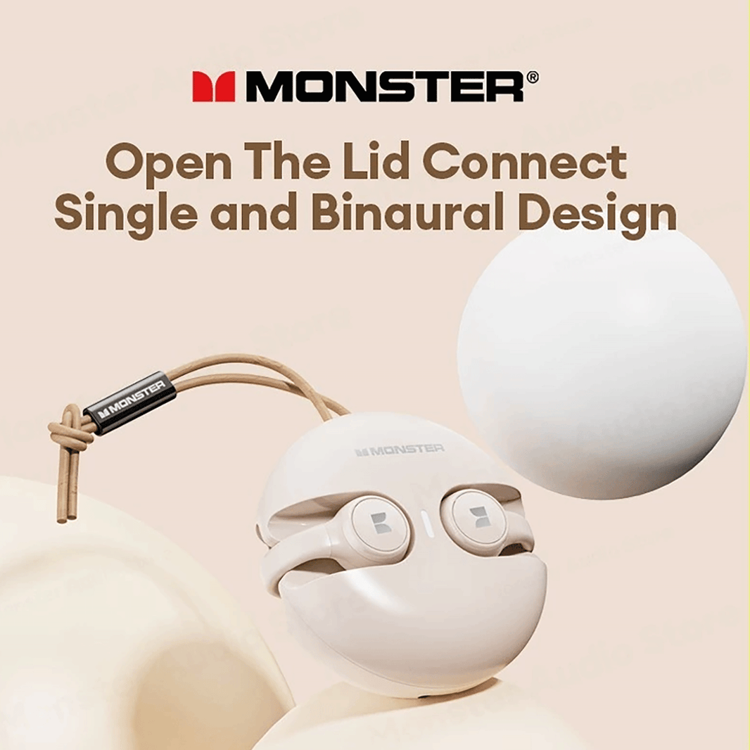 Monster XKT21 Bone Conduction Earphones Wireless Ear Clip Freeclip