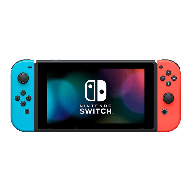 Nintendo Switch V2 (Neon Red and Blue) with Lazytech Tempered Glass - GameXtremePH