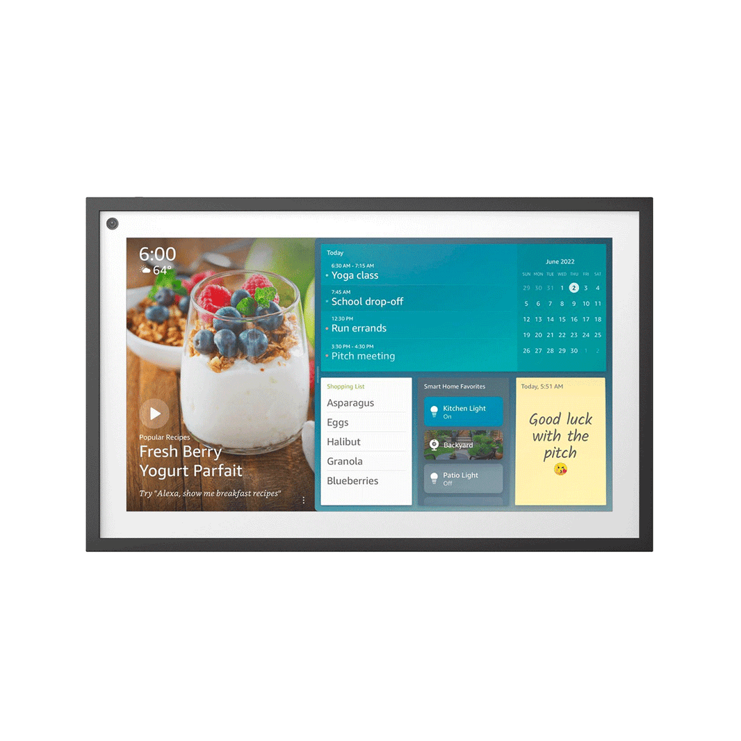Amazon Echo Show 15 FHD 15.6" Smart Display with Alexa Black