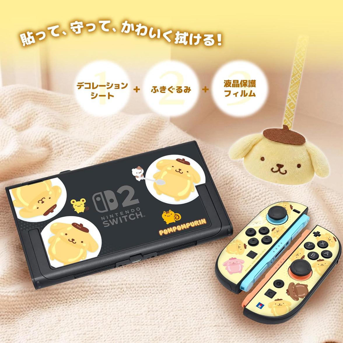 [PRE-ORDER] Hori Decoration Kit + Toy Cleaner Sanrio Series for Nintendo Switch 2 (Pompompurin) NSX-260A