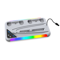 Hozkaii Multifunctional RGB Stand for PS5 Slim/Pro (Black/White) HP5-5001