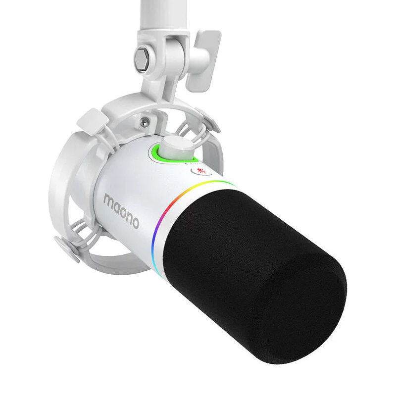 Maono PD200X USB Dynamic Microphone White