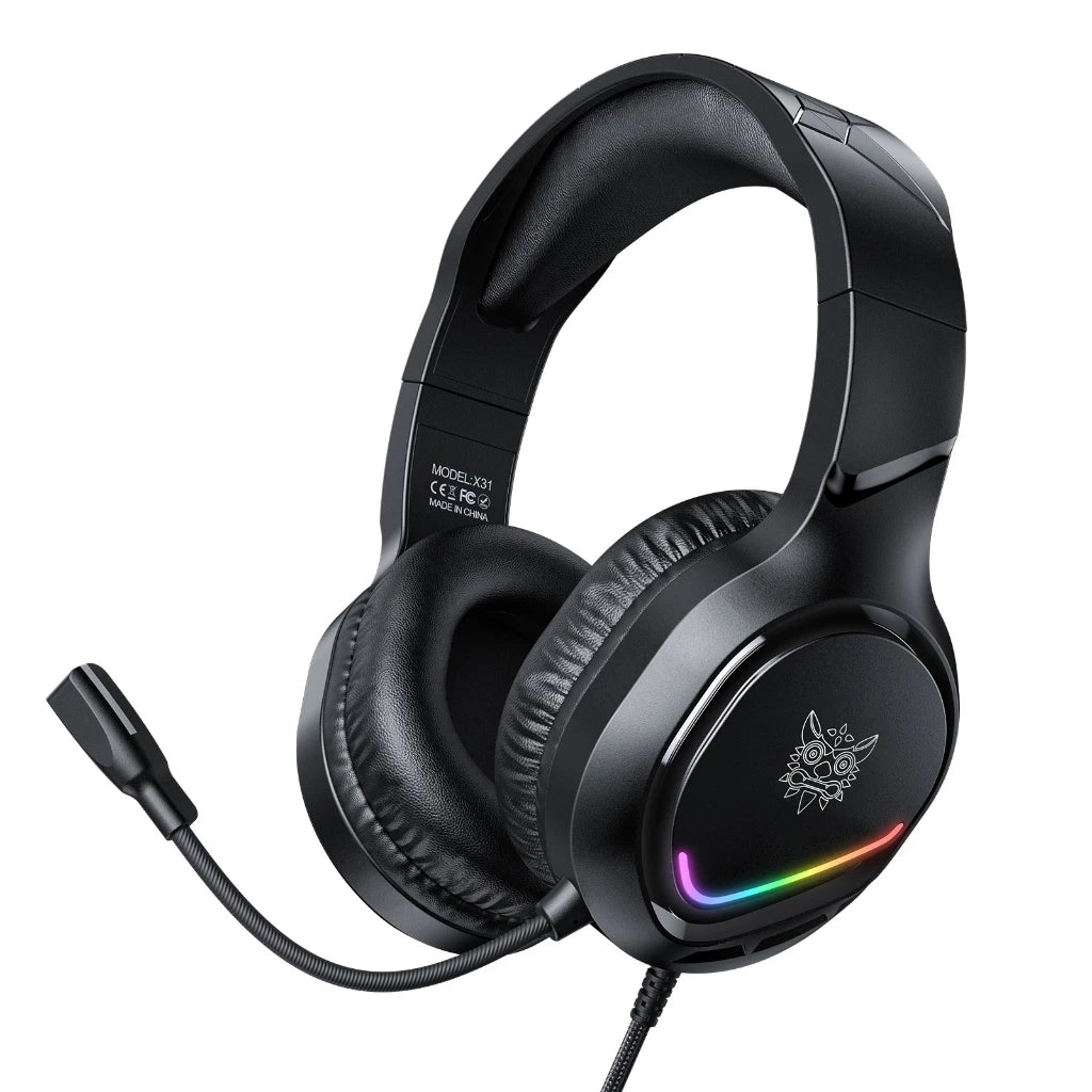 Onikuma X31 Wired Gaming Headset Black
