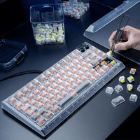 Razer BlackWidow V4 75% Hot-swappable Mechanical Gaming Keyboard Phantom White Edition