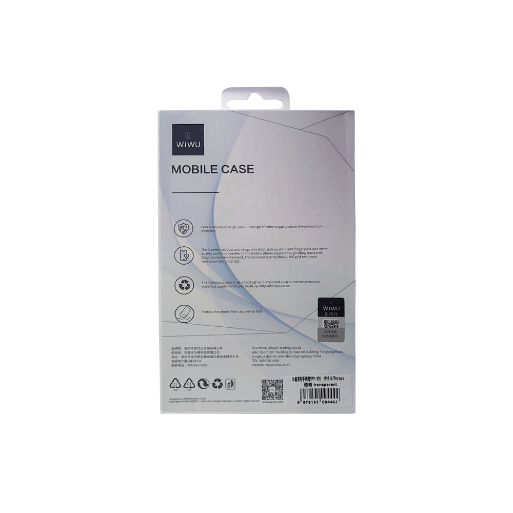 Wiwu Premium Case iPhone 15 Pro Max TPP-109 Transparent