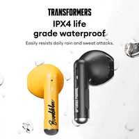 Transformers TF-T28 Bluetooth Earphone Smart Touch Waterproof with Mic Bluetooth