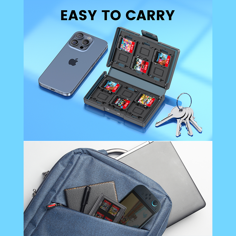 Transnovo 24-in-1 Game Card Storage Case for Nintendo Switch 2 NS-CC01