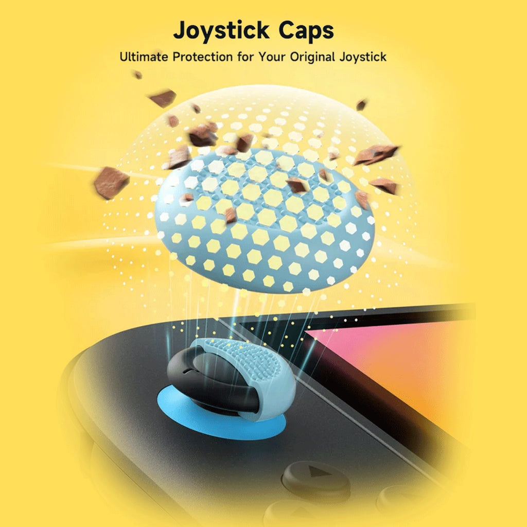 JSAUX Multi-Mode Joystick Cap And Thumb Grip With Lever Guard Set For Nintendo Switch 2 GP0404