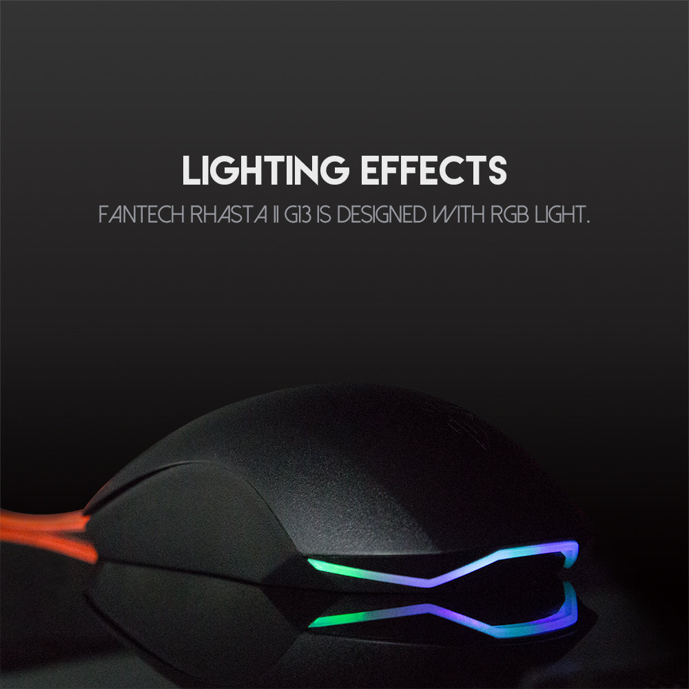 Fantech Rhasta II Pro Wired Gaming Mouse Black (G13)