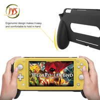 JYS Protective Case Handle grip for Nintendo Switch Lite [Black] [SL04]