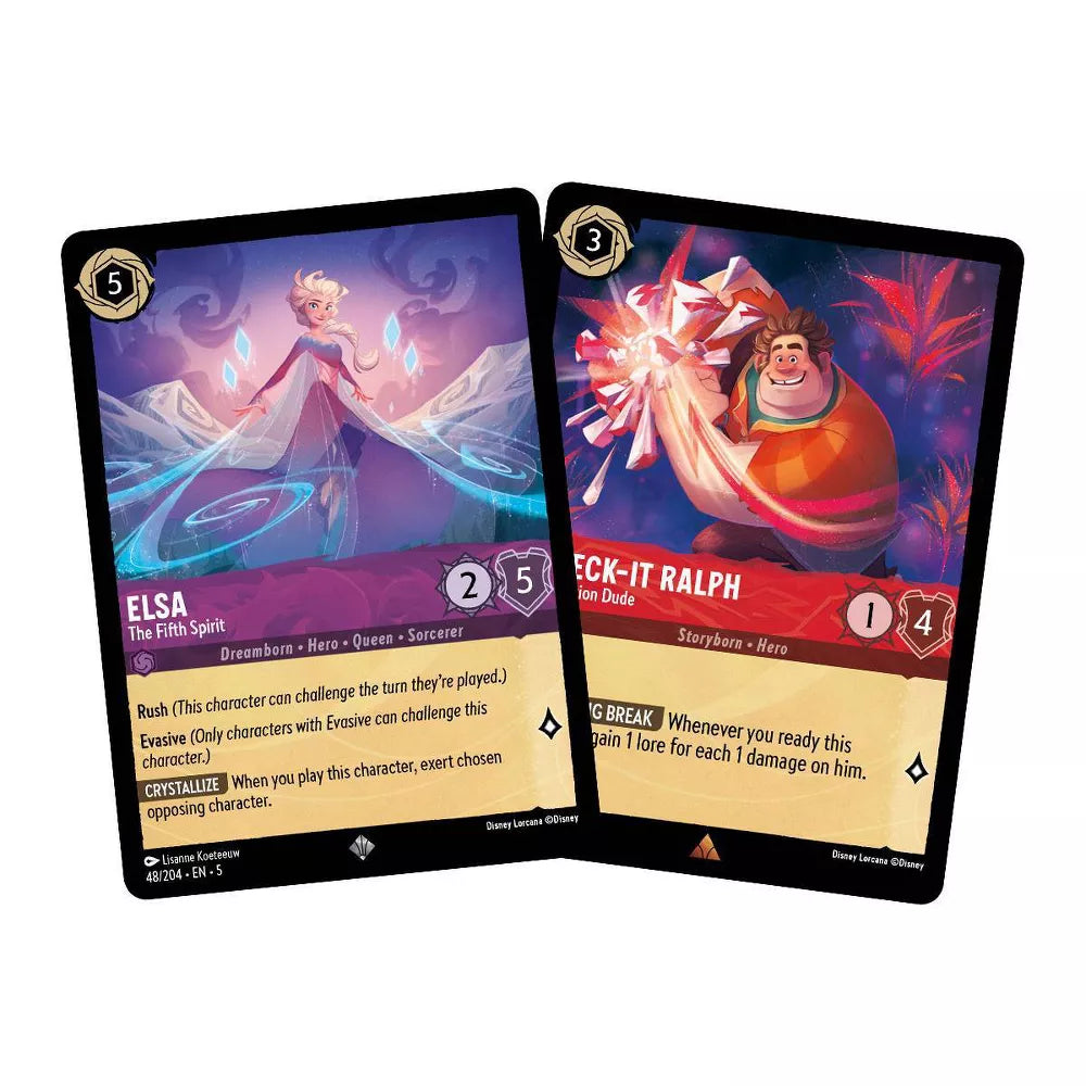 Disney Lorcana TCG: Shimmering Skies Single-Player Starter Deck (Amethyst/Ruby)