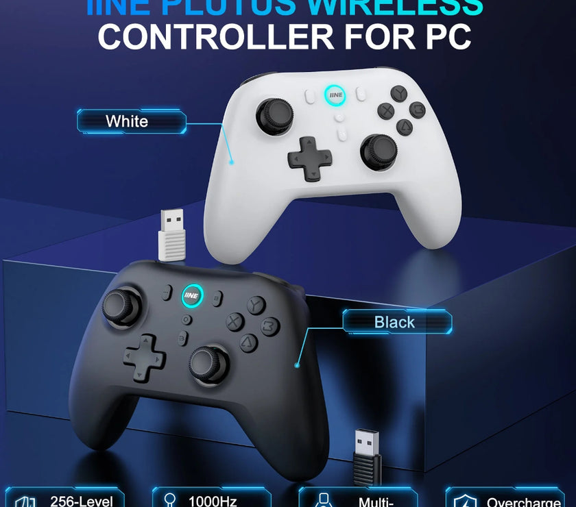 Pluttis Rol IINE Plutus Wireless Controller for PC (Black) (L983)
