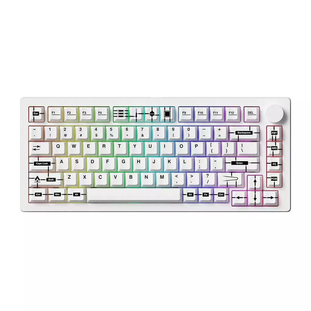 MonsGeek M1 V5 VIA Aluminum Case Multi-Mode Hot-Swappable Mechanical Keyboard