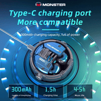 MONSTER Airmars XKT10 True Wireless Gaming Earphones (Blue)