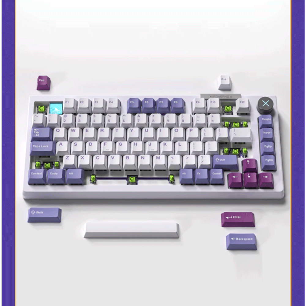 Darmoshark TOP75 Tri-Mode RGB Backlit Mechanical Keyboard