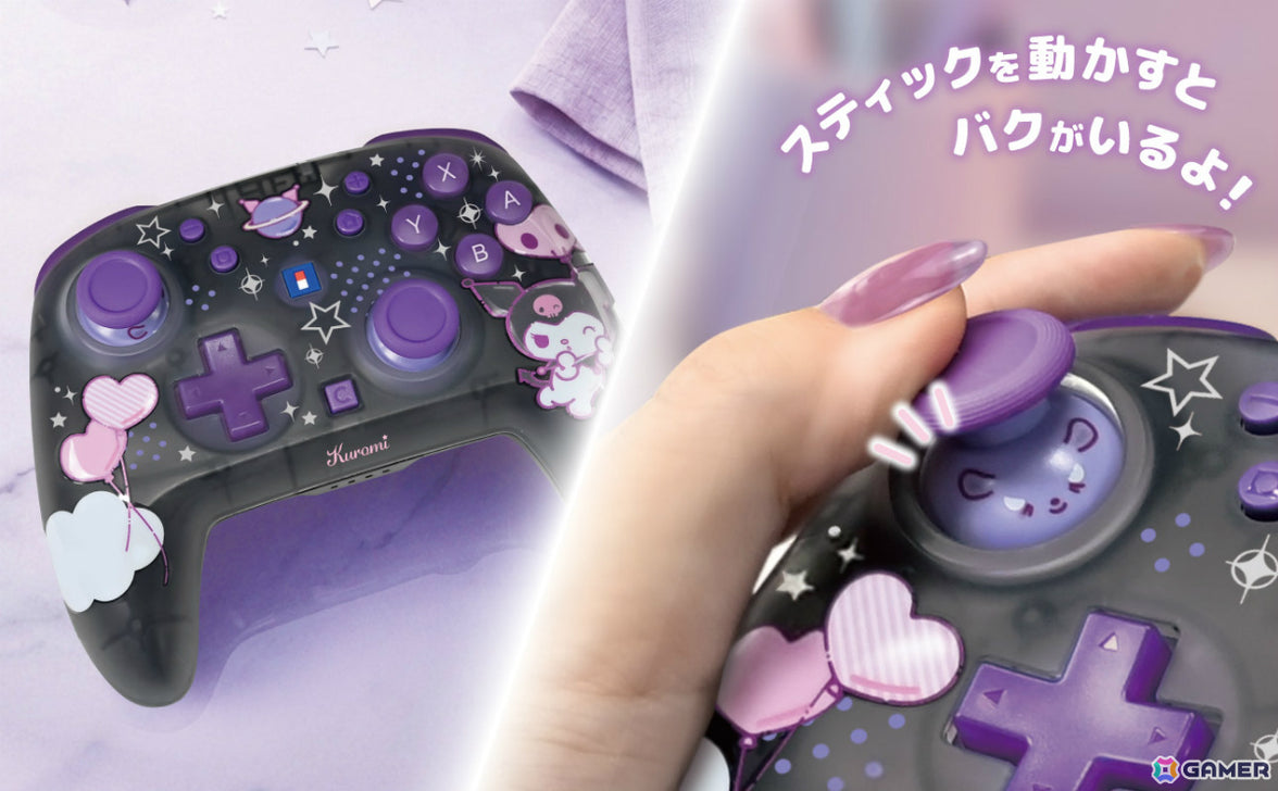 [PRE-ORDER] Hori HORIPAD Turbo Sanrio Series for Nintendo Switch 2 (Kuromi) NSX-254A