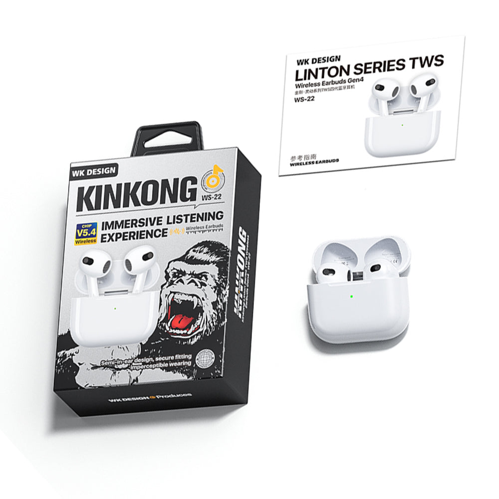 WEKOME Liton Series TWS Wireless Earpods (White) WS-22