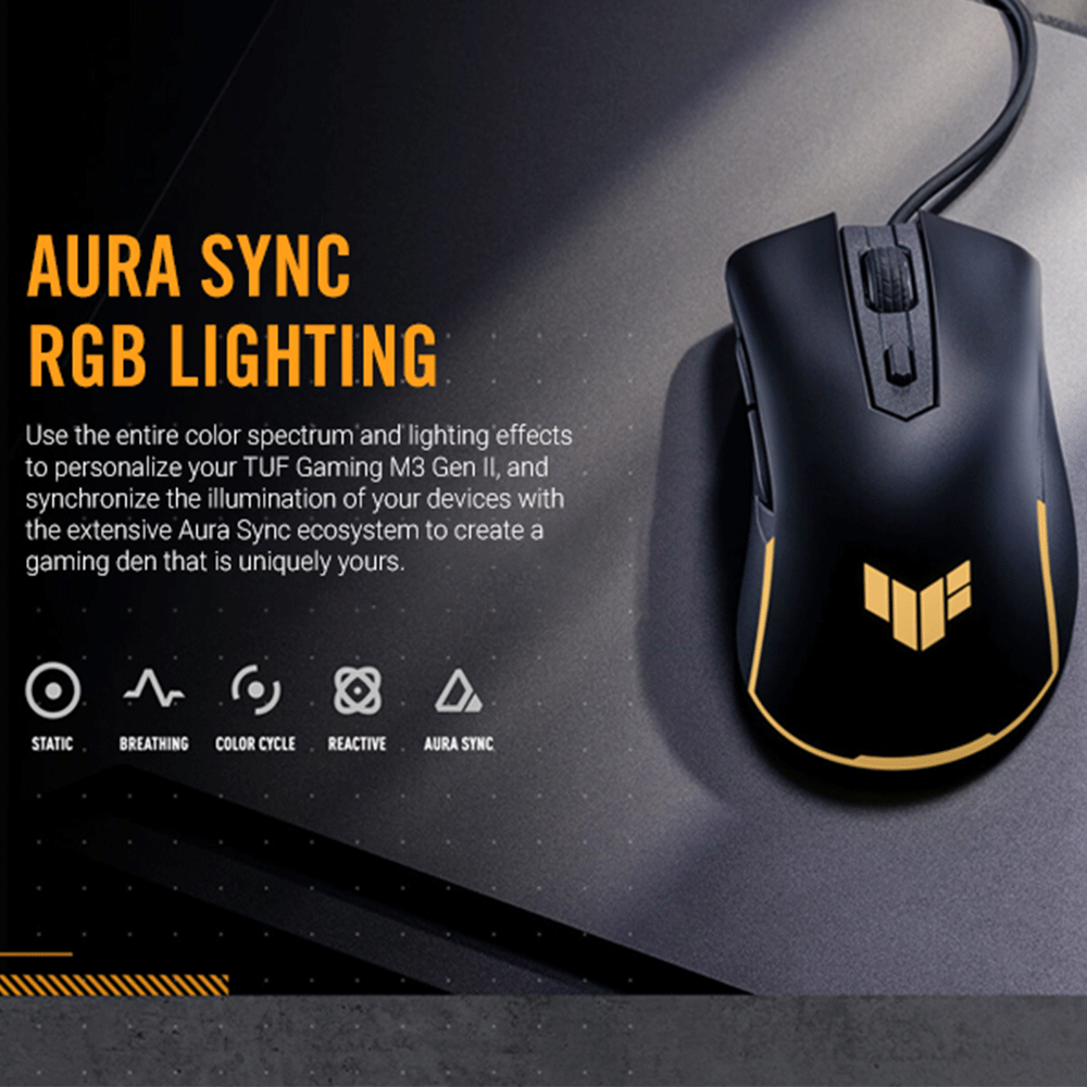 ASUS TUF Gaming Mouse M3 Gen II Wired