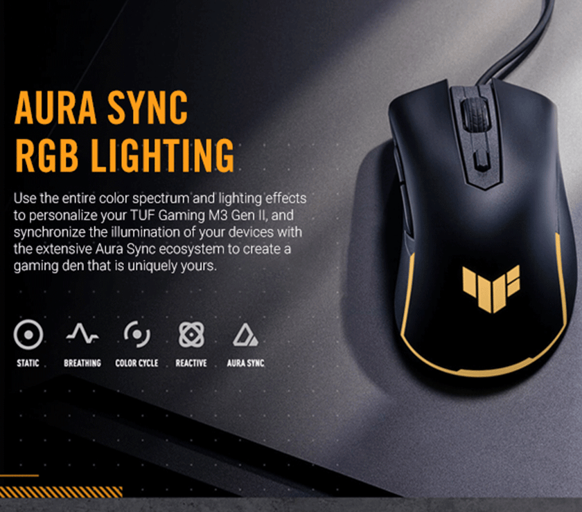 ASUS TUF Gaming Mouse M3 Gen II Wired
